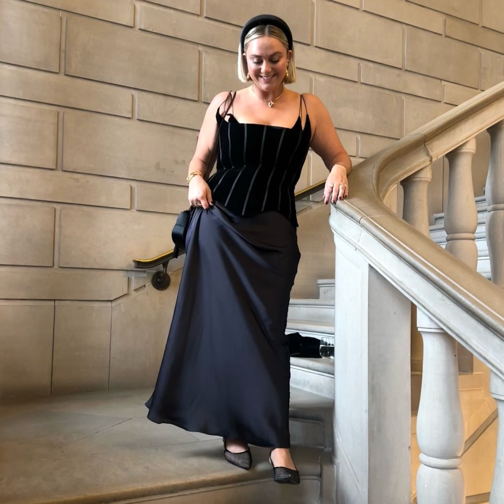 ASOS black dress